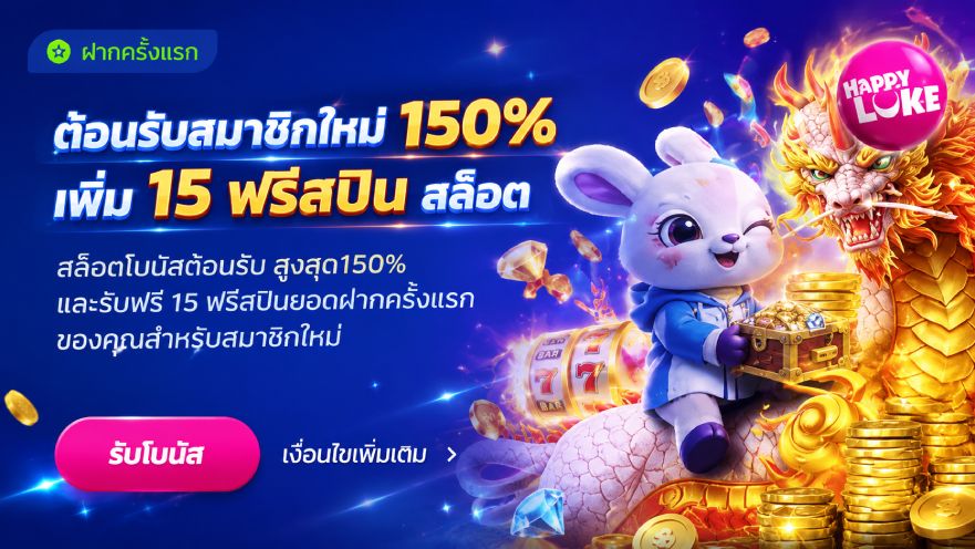โบนัสสล็อต HappyLUKE